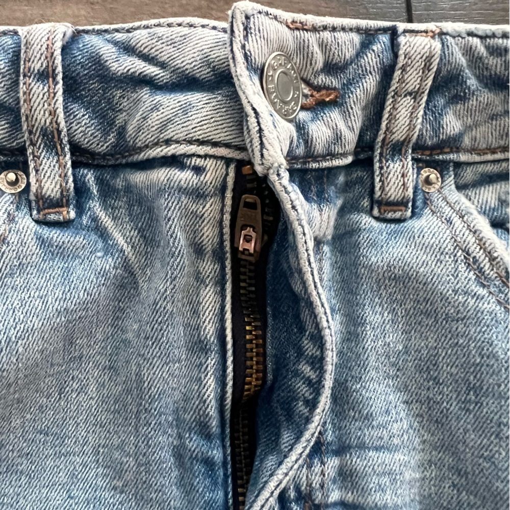 Garage Women’s Denim Distressed Mini Skirt xs - Picture 4 of 6